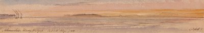 Abu Seer, Wady Halfeh by Edward Lear